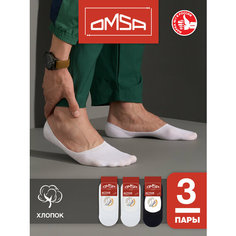 Носки Omsa, комплект, 3 пары, размер 39-41, мультиколор