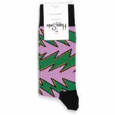 Носки Happy Socks Носки с рисунками RocknRoll, размер 36-40, зеленый, фиолетовый