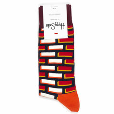Носки Happy Socks Носки с рисунками Brick - Red, размер 36-40, красный