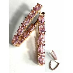 Серьги Florento, хрусталь, размер 20 мм, розовый