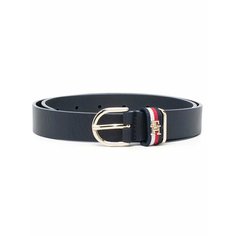 Ремень TOMMY HILFIGER, размер 70, синий