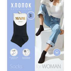Носки MiNiMi, 3 уп., размер 35-38 (23-25), nero