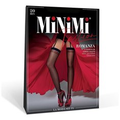 Чулки MiNiMi Romanza, 20 den, размер M-L, nero