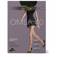 Колготки Omsa Attiva, 40 den, размер 3, nero