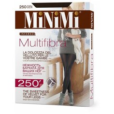 Колготки MiNiMi Multifibra, 250 den, размер 2, moka