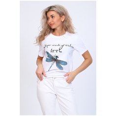 Футболка Натали, размер 44, белый Natali