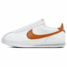 Кроссовки NIKE, размер US 10.5, белый-оранжевый