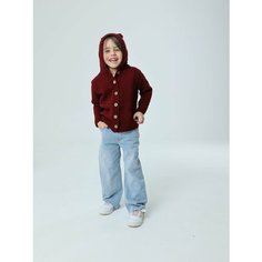 Кардиган Dvora, размер 34, бордовый