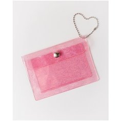 Кошелек , фактура гладкая, розовый Home Salon