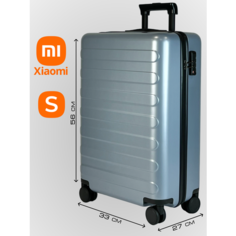 Чемодан-самокат Xiaomi, 38 л, размер S, голубой