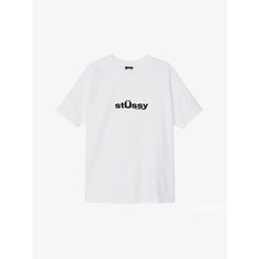 Футболка Stussy Australia Big U Logo SS Tee, размер XL, белый