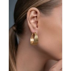 Серьги пусеты, желтый Style Store