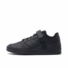 Кроссовки adidas Originals Forum Low, полнота 10 (RU)/ на широкую стопу, размер 11UK, черный