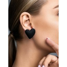 Серьги пусеты, черный Style Store