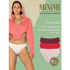 Трусы MiNiMi, комплект из 3 шт., размер 50/XL, мультиколор