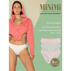 Трусы MiNiMi, комплект из 3 шт., размер 46/M, мультиколор