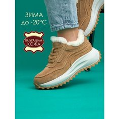 Кроссовки Brado Стиль, полнота 6 (RU)/ на среднюю стопу, размер 38, коричневый