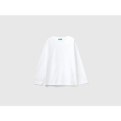 Лонгслив UNITED COLORS OF BENETTON, размер S, белый