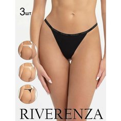 Трусы Riverenza, комплект из 3 шт., размер 46, мультиколор