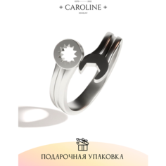Кольцо Caroline Jewelry, безразмерное, серебряный