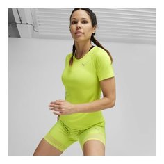 Футболка PUMA Run Cloudspun SS Tee W, размер XS, зелeный