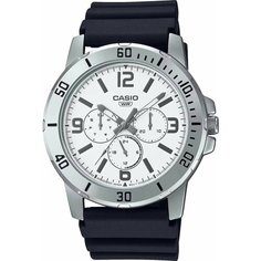 Наручные часы CASIO, хром/черный