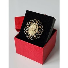 Брошь, камея, золотой Fashion Bijou Store