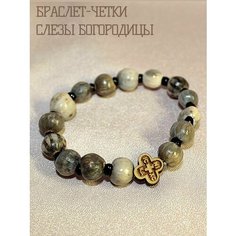 Браслет Образ, дерево, размер 18 см, размер one size, диаметр 10 см, зеленый, бежевый, коричневый