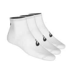 Носки ASICS ASICS 3PPK Quarter sock, комплект, 3 пары, размер M, white
