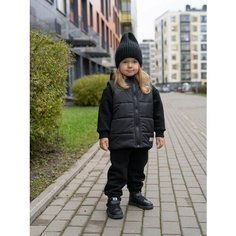 Жилет MiraKids, размер 116, черный