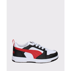 Кеды PUMA Rebound V6 Lo AC PS, размер 1.5, белый/красный