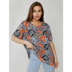 Футболка LOVETEX.STORE, размер 66, графит