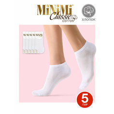 Носки MiNiMi, комплект, 5 пар, размер 35-38, bianco