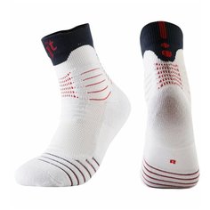 Носки justtrack, размер 27-30, белый/синий