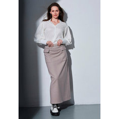 Юбка DIMMA fashion studio Лаура, размер 56, бежевый