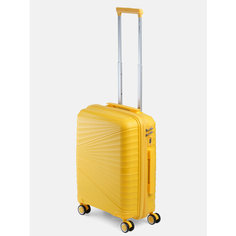 Чемодан , 50 л, размер S, Желтый Bags Place