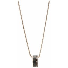 Колье SWAROVSKI, кристаллы Swarovski, длина 50 см, черный/золотистый