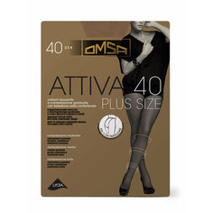 Колготки Omsa ATTIVA, 40 den, размер 6, бежевый