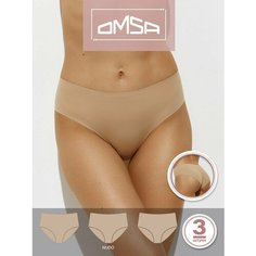 Трусы Omsa, размер 52 (2XL), бежевый
