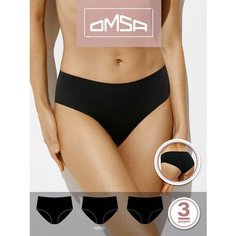 Трусы Omsa, размер 52 (2XL), черный (nero)