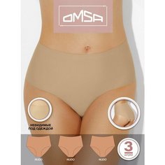 Трусы Omsa, размер 46 (M), бежевый