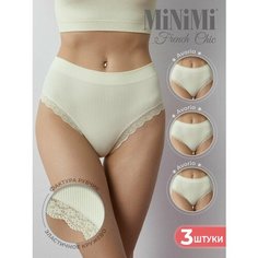 Трусы MiNiMi, комплект из 3 шт., размер 48/50, слоновая кость (avorio)