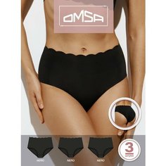 Трусы Omsa, размер 46 (M), черный (nero)