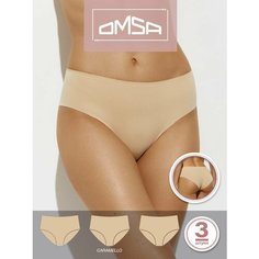 Трусы Omsa, размер 52 (2XL), бежевый