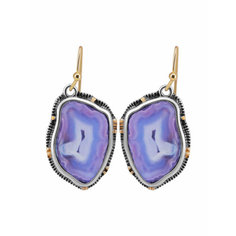Серьги OTOKODESIGN, акрил, фиолетовый