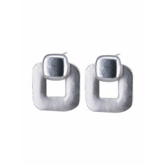 Серьги OTOKODESIGN, серебристый