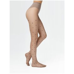 Колготки MiNiMi La Sfera Slim, 20 den, размер 2/S, черный, бежевый