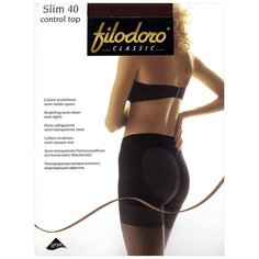 Колготки Filodoro Slim Control Top, 40 den, коричневый Filodoro®