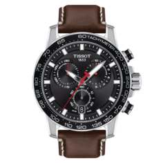 Наручные часы TISSOT, черный, коричневый