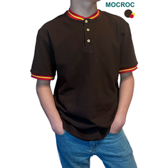 Поло Mocroc, размер S/92, коричневый